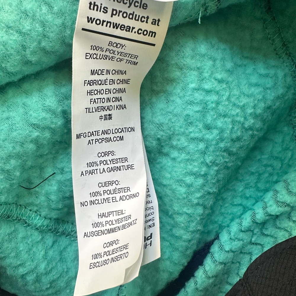 Patagonia Teal Fleece Cap - Picture 5 of 8